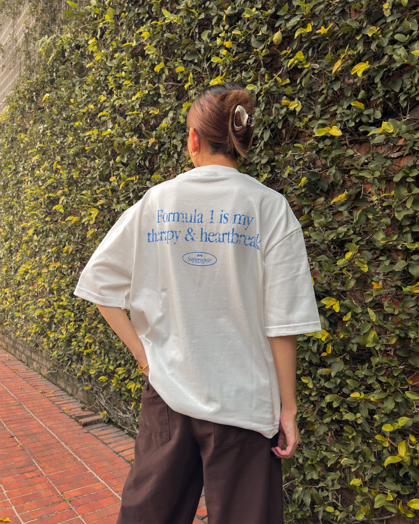 SUNDAY SENTIMENTS TEE - WHITE